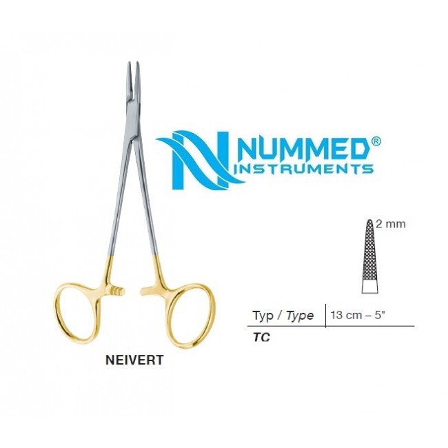 Neivert Needle Holder,13 cm,TC Neivert Needle Holder,13 cm,TC